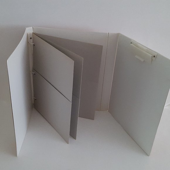 Vintage Mead The Organizer Tri-Fold 1" 3 -Ring Binder Tiger/Raccoon/Panda - Picture 5 of 15